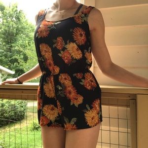 Flowery Romper